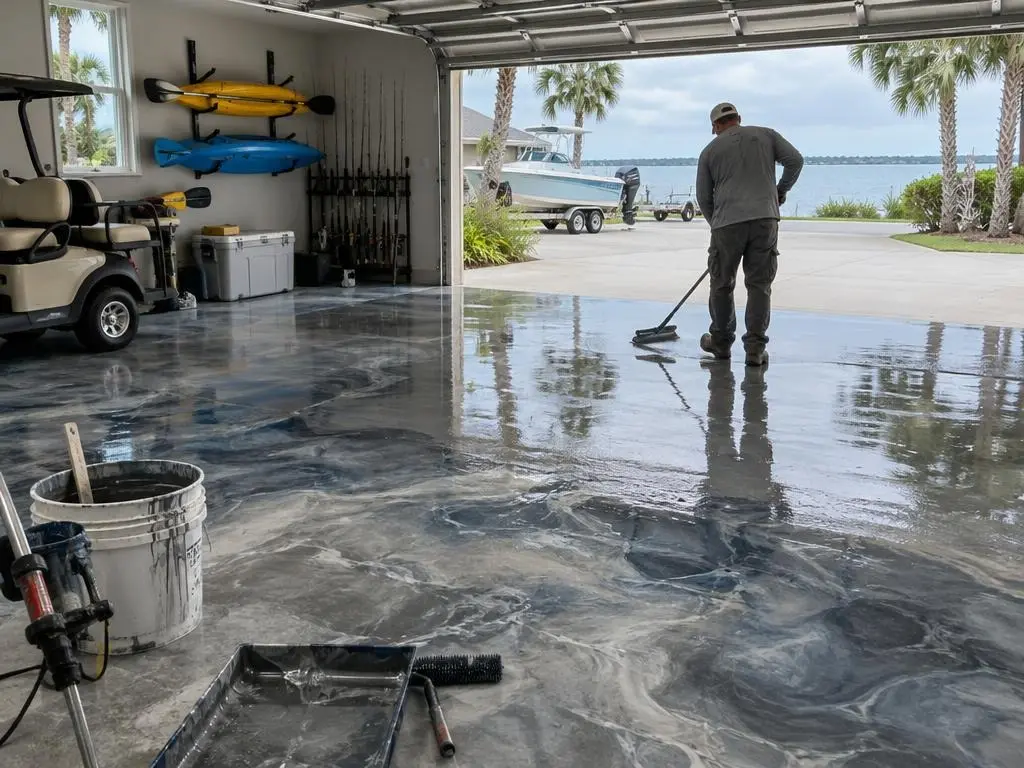 Metallic Epoxy Flooring in Sarasota, FL