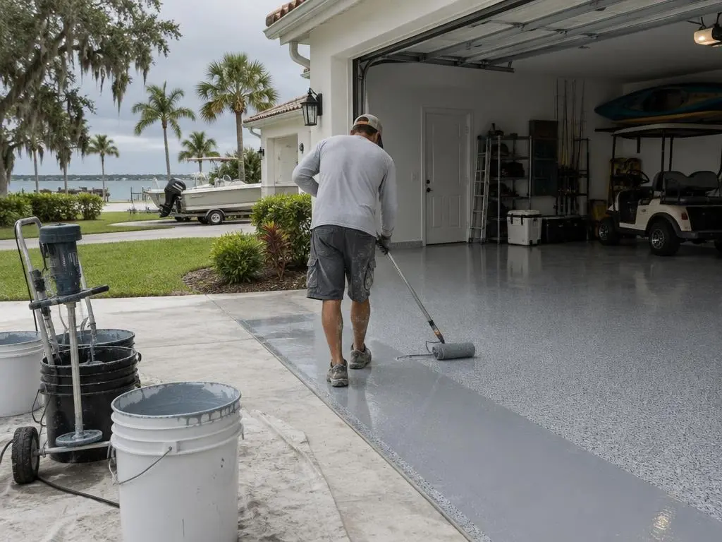 Polyaspartic Floors in Sarasota, FL